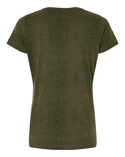 LAT Women's Fine Jersey Tee 3516 #color_Green Reptile