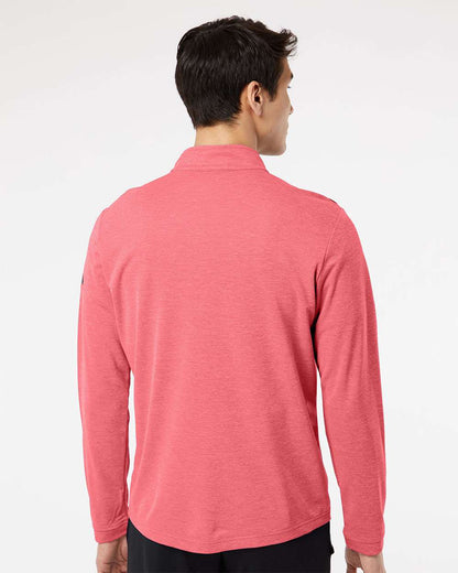 Adidas Lightweight Quarter-Zip Pullover A280 #colormdl_Power Red Heather/ Carbon