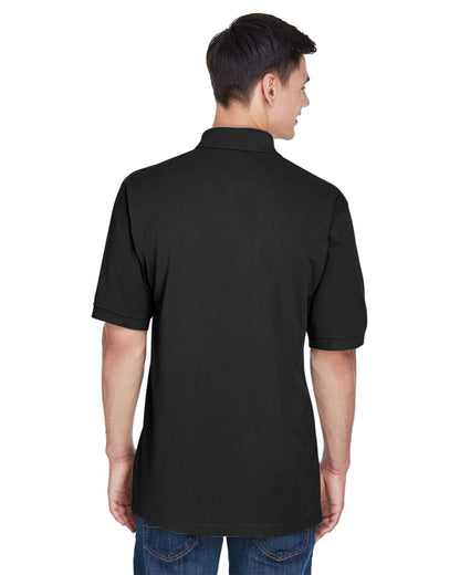 Harriton Men's Easy Blend™ Polo M265 #colormdl_Black