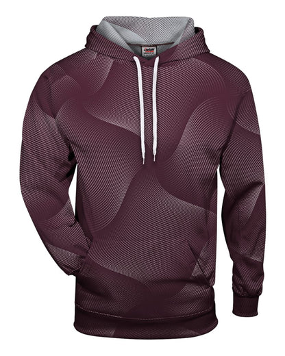 Badger Men's Warp Hooded Sweatshirt 1413 #color_Maroon
