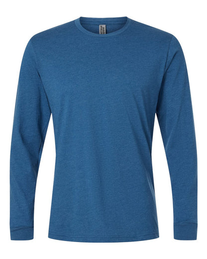 Next Level Unisex CVC Long Sleeve T-Shirt 6211 #color_Heather Cool Blue