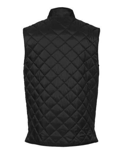 Weatherproof Men's Vintage Diamond Quilted Vest 207359 #color_Black