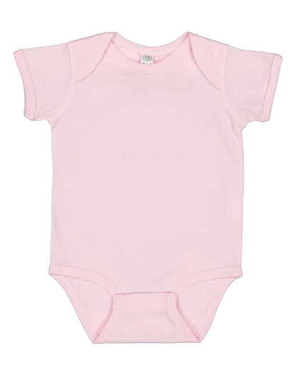 Rabbit Skins Infant Fine Jersey Bodysuit 4424 #color_Ballerina