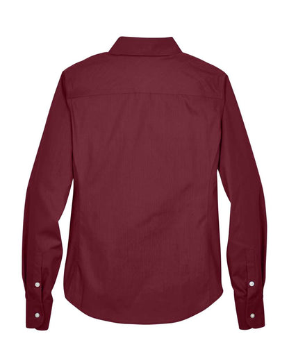 Devon & Jones Women's Crown Collection® Broadcloth Woven Dress Shirt D620W #color_Burgundy