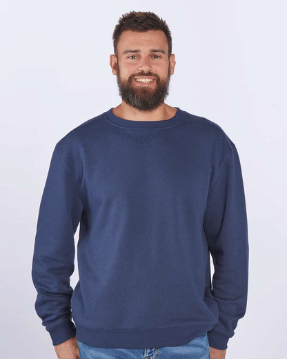 Boxercraft Fleece Crew Pullover BM5101 #colormdl_Navy