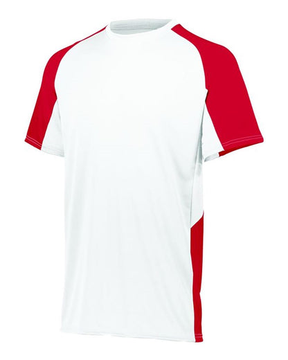 Augusta Sportswear Youth Cutter Jersey 1518 #color_White/ Red