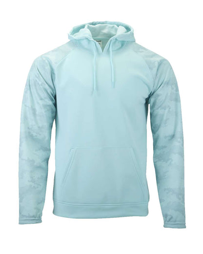 Paragon Unisex Tahoe Camo Fleece Hooded Sweatshirt 306 #color_Aqua Blue