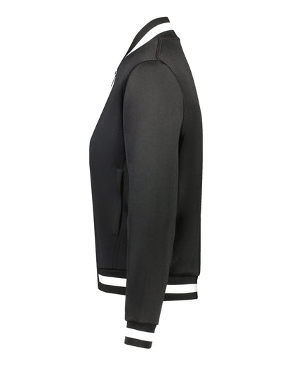 Holloway Women's V-Street Full-Zip Jacket 223747 #color_Black/ White