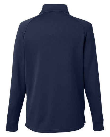 CORE365 Unisex Fusion ChromaSoft™ Fleece Quarter-Zip Pullover CE801 #color_Classic Navy