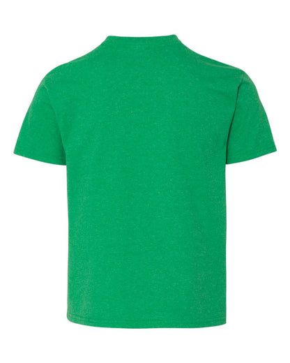 JERZEES Youth Dri-Power® 50/50 T-Shirt 29BR #color_Irish Green Heather