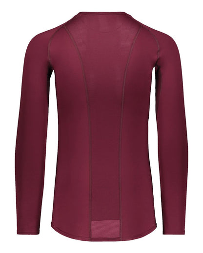 Russell Athletic Unisex CoolCore­® Long Sleeve Compression Shirt R20CPM #color_Maroon