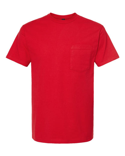 Tultex Heavyweight Jersey Pocket T-Shirt 293 #color_Red