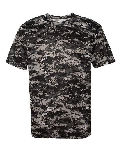 Badger Digital Camo T-Shirt 4180 #color_Black Digital