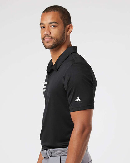 Adidas Men's 3-Stripe Chest Polo A324 #colormdl_Black/ White