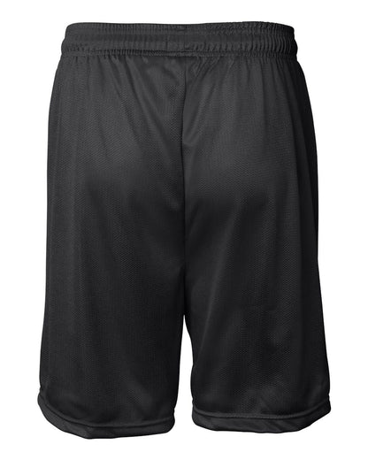 Badger Mini Mesh 7'' Inseam Shorts 7237 #color_Black