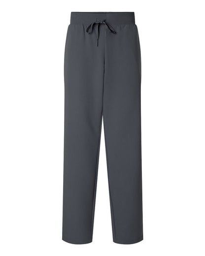 Jaanuu Women's Petite Sizes Xenos Essential Knit-Waist Scrub Pants W20001P #color_Carbon Grey
