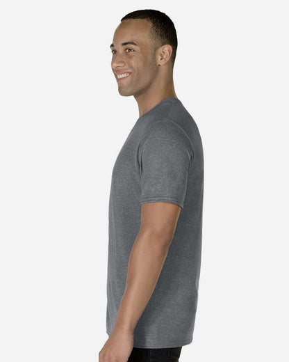 JERZEES Unisex Snow Heather Jersey T-Shirt 88MR #colormdl_Charcoal