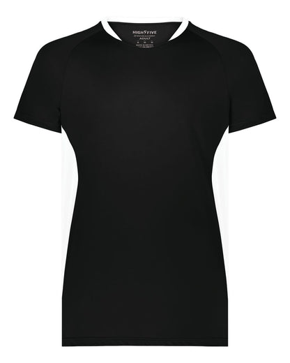 Augusta Sportswear Unisex Octane Soccer Jersey 322240 #color_Black/ White