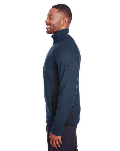 Spyder Men's Constant Half-Zip Pullover Sweater S16561 #colormdl_Frontier/ Black