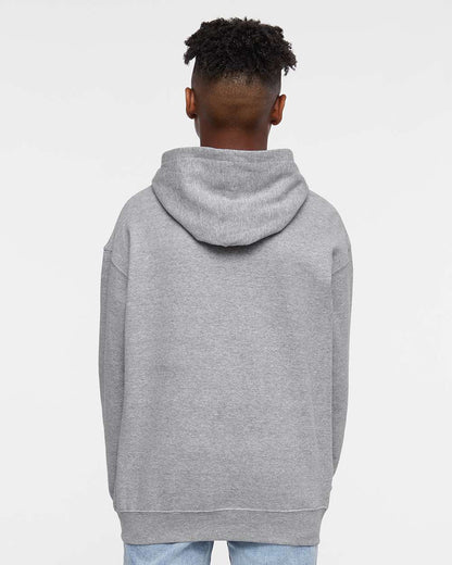 LAT Youth Fleece Hoodie Sweatshirt 2296 #colormdl_Heather