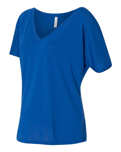 BELLA + CANVAS Women’s Slouchy V-Neck Tee 8815 #color_True Royal