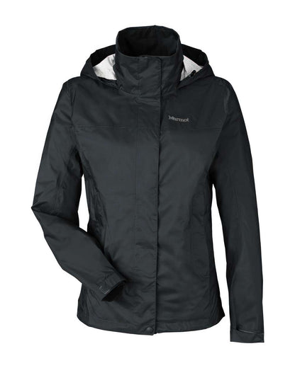 Marmot Women's PreCip® Eco Packable Rain Jacket M15866 #color_Black