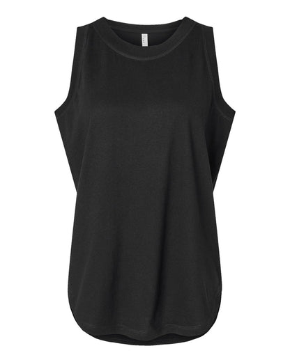 LAT Women's Relaxed Fine Jersey Tank 3592 #color_Black