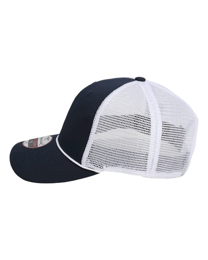 Imperial The Night Owl Performance Rope Cap 7055 #color_Navy/ White