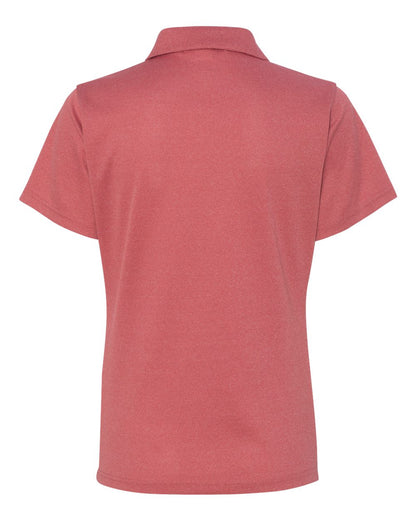 Sierra Pacific Women's Moisture Free Mesh Polo 5469 #color_Heathered Red
