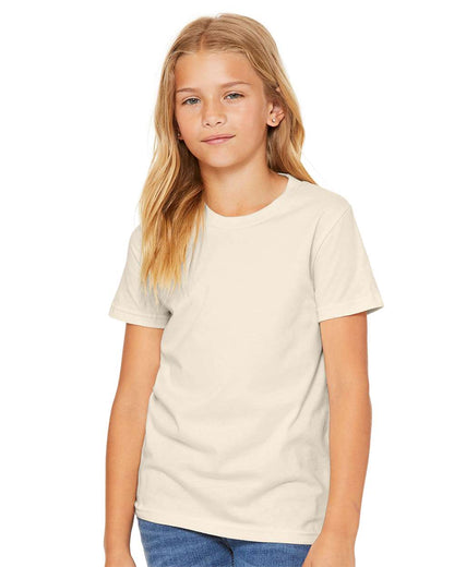 BELLA + CANVAS Youth Jersey Tee 3001Y #colormdl_Natural