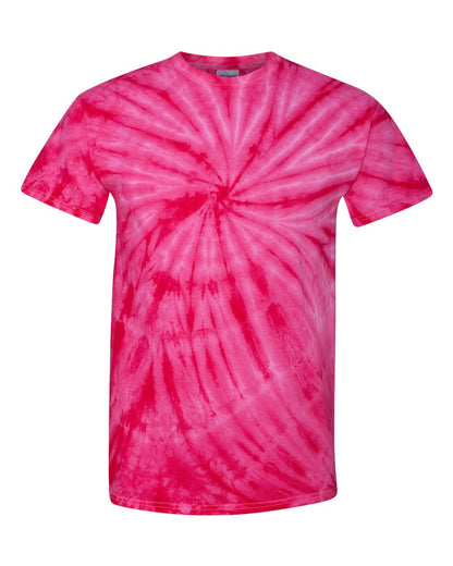 Dyenomite Cyclone Pinwheel Tie-Dyed T-Shirt 200CY #color_Fuchsia