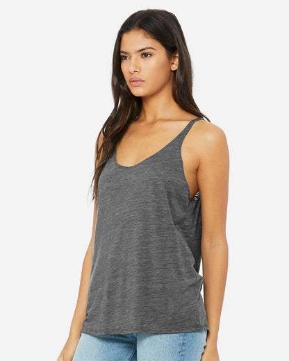 BELLA + CANVAS Women's Slouchy Tank 8838 #colormdl_Asphalt Slub