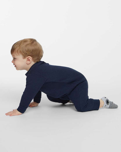 Rabbit Skins Infant Fleece One-Piece 4447 #colormdl_Navy