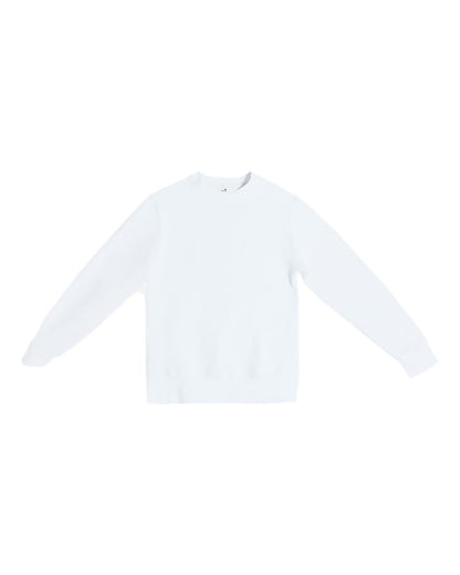Lane Seven Unisex Urban Crewneck Sweatshirt LS16004 #color_White