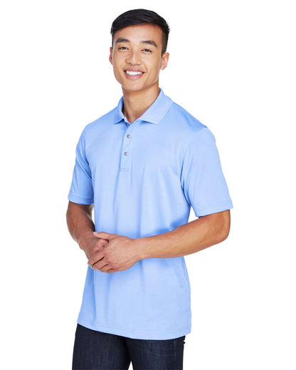 Harriton Men's Advantage Snag Protection Plus IL Snap Placket Polo M345 #colormdl_Industry Blue