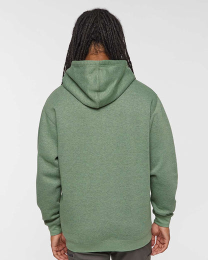 LAT Unisex Elevated Fleece Hoodie Sweatshirt 6926 #colormdl_Bamboo Blackout
