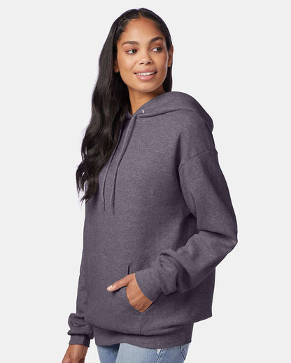 Hanes Unisex EcoSmart® Hooded Sweatshirt P170 #colormdl_Charcoal Heather