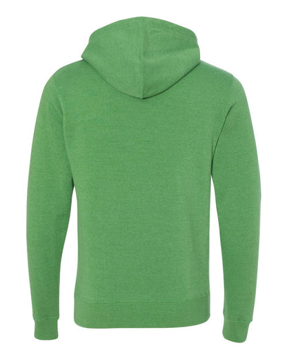 J. America Men's Triblend Fleece Hooded Sweatshirt 8871 #color_Green Triblend
