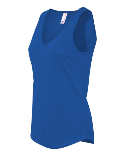 BELLA + CANVAS Women's Flowy V-Neck Tank 8805 #color_True Royal