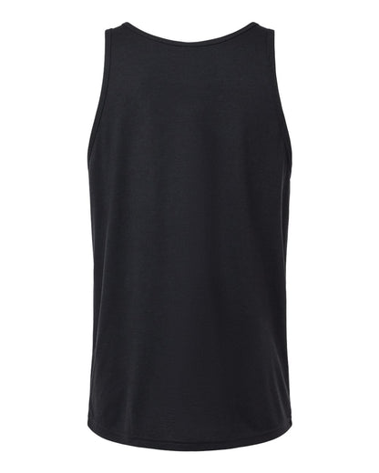 BELLA + CANVAS Triblend Tank 3484 #color_Solid Black Triblend