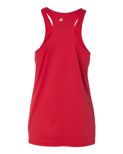 Badger Women’s B-Core Racerback Tank Top 4166 #color_Red