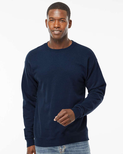 Hanes Unisex Perfect Sweats Crewneck Sweatshirt RS160 #colormdl_Navy