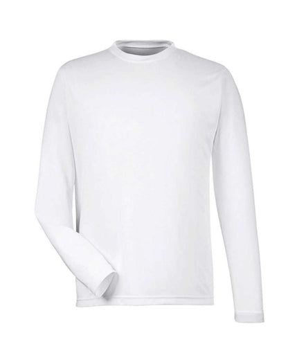 Team 365 Men's Zone Performance Long Sleeve T-Shirt TT11L #color_White