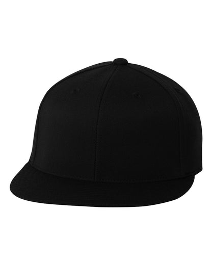 Flexfit 210® Flat Bill Cap 6210FF #color_Black