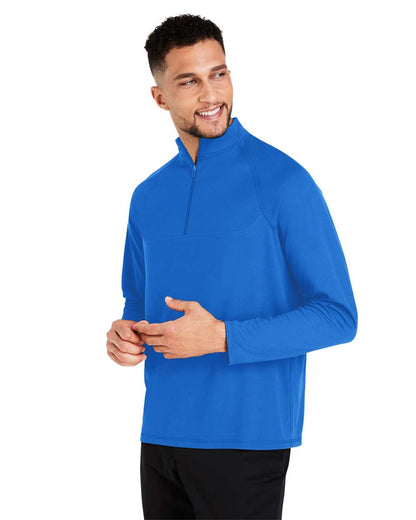 North End Men's Revive Coolcore® Quarter-Zip Pullover NE410 #colormdl_Light Nautical Blue