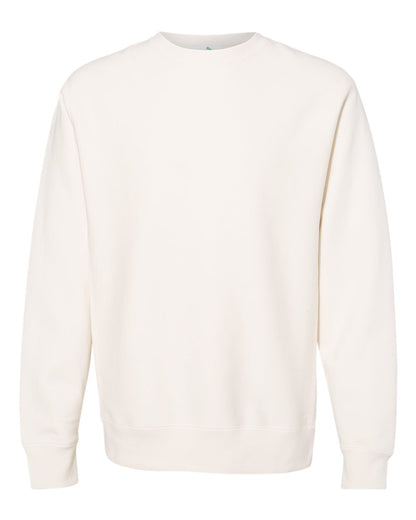 Independent Trading Co. Unisex Legend Premium Heavyweight Cross-Grain Crewneck Sweatshirt IND5000C #color_Bone