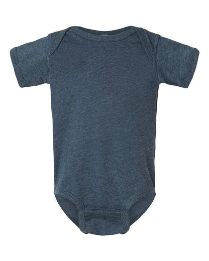 Rabbit Skins Infant Fine Jersey Bodysuit 4424 #color_Vintage Denim