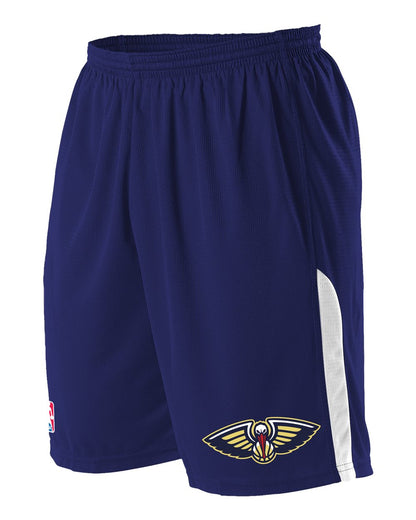 Alleson Athletic Youth NBA Logo'd Game Shorts A205LY #color_New Orleans Pelicans