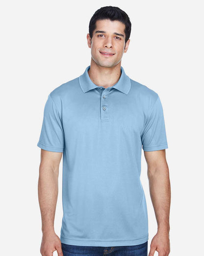 Harriton Men's Polyester Jersey Polo M315 #colormdl_Light Blue