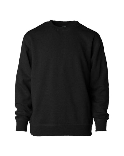 Independent Trading Co. Youth Lightweight Special Blend Crewneck Sweatshirt PRM15YSBC #color_Black